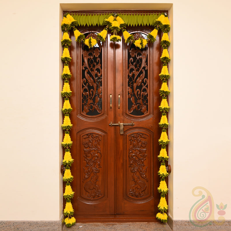 Cone Shaped Flower Tomala Full Door Set